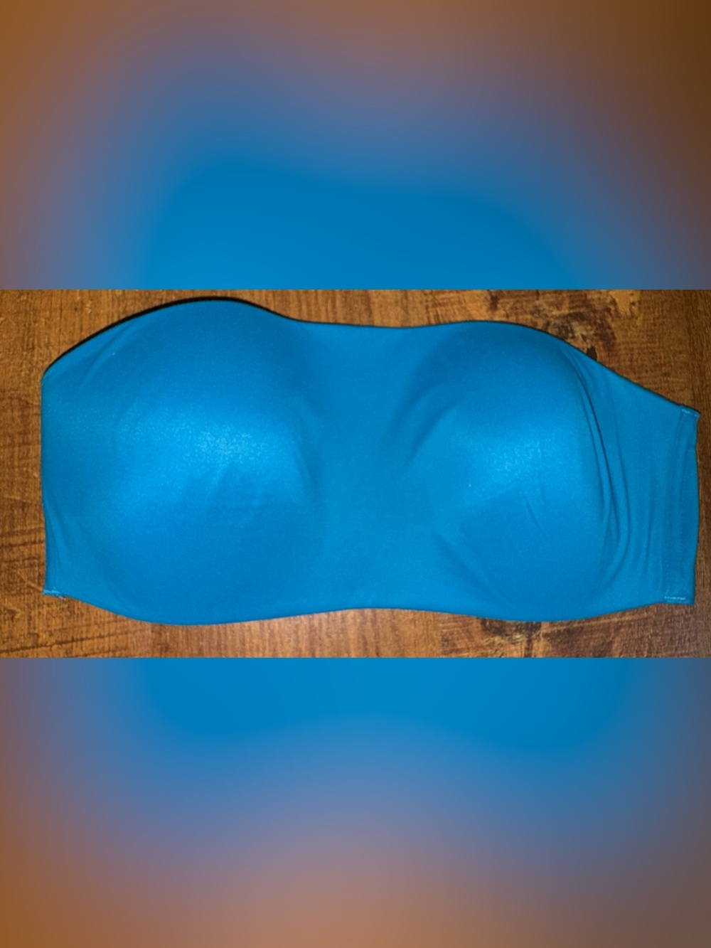 Victoria's Secret Strapless M in Bright Blue